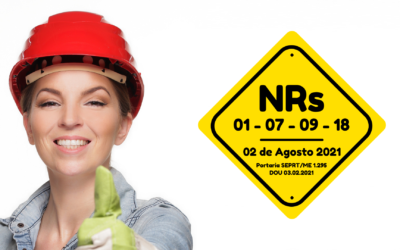 Novas NRs em agosto de 2021